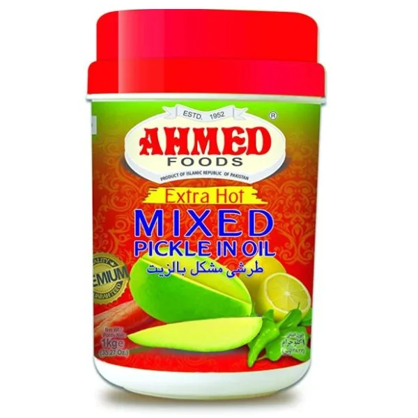 AHMED EXTRA HOT MANGO PICKLE IN OIL 1KG de Ahmed