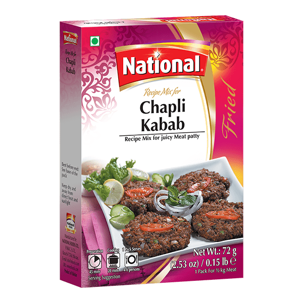 Chapli Kabab 72g de National