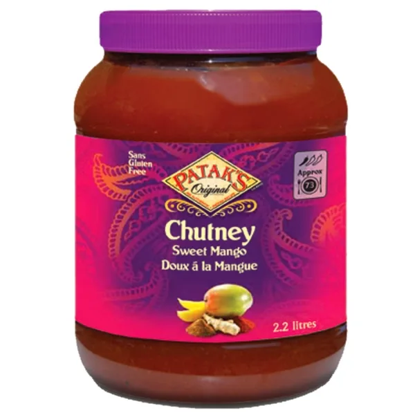 Chutney de mangues indien  2.9kg de Patak’s