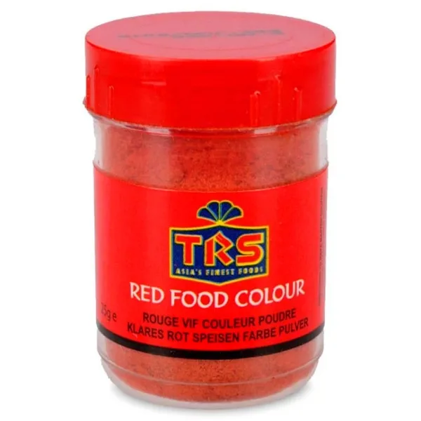 Colorant alimentaire indien Rouge 25g de TRS