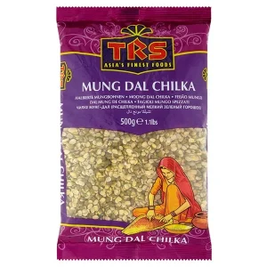 Haricots mungo cassés Moong dal chilka 500g de TRS