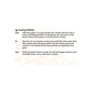 Karahi Gosht 47g de National - Image secondaire