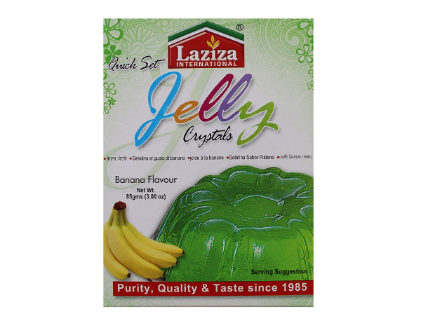 Laziza Jelly Crystal  Banana 85g de Laziza
