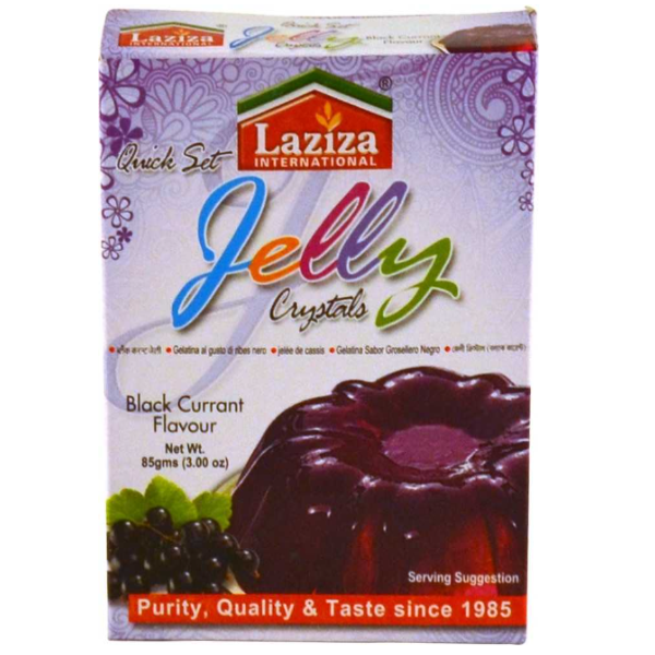 Laziza Jelly Crystal Black Currant 85g de Laziza