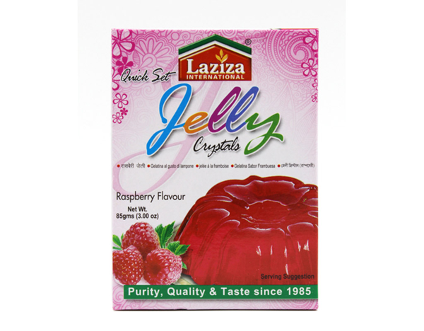 Laziza Jelly Crystal Raspberry 85g de Laziza