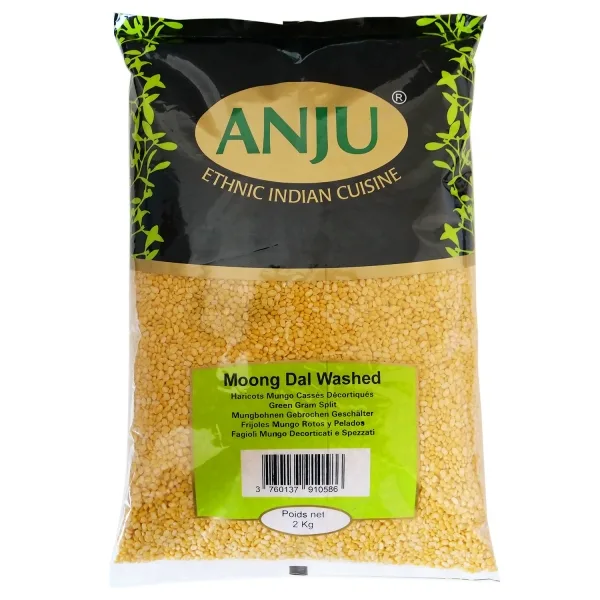 Lentilles indiennes Moong Dal  2kg de Anju