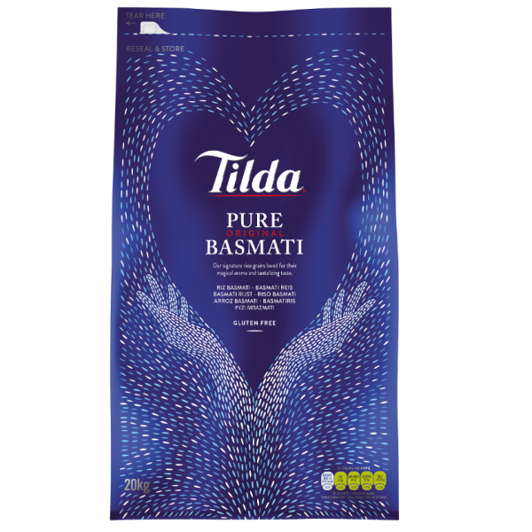PURE BASMATI RICE 20KG de Tilda