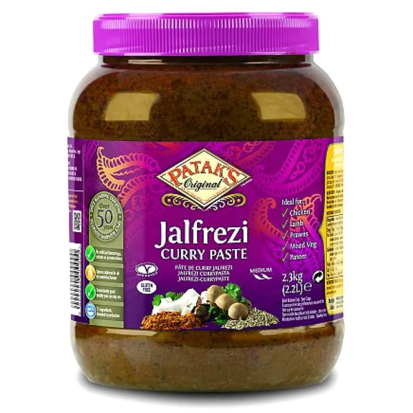 Pâte de curry Jalfrezi indien  2.3kg de Patak’s