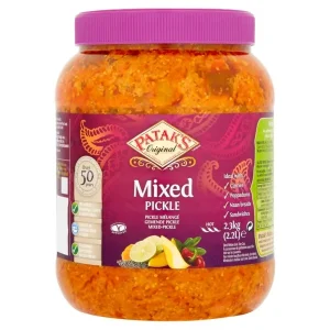 Pickles indiens mélangés  2.3kg de Patak’s