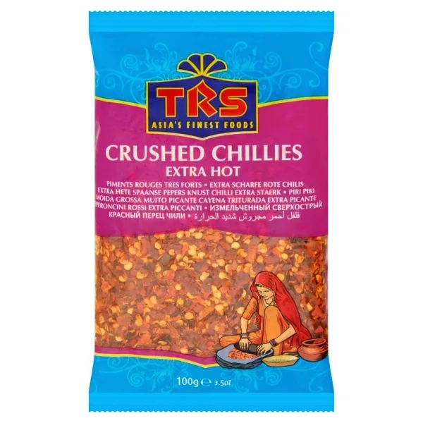 Piment indien en flocons 100g chilli extra fort de TRS