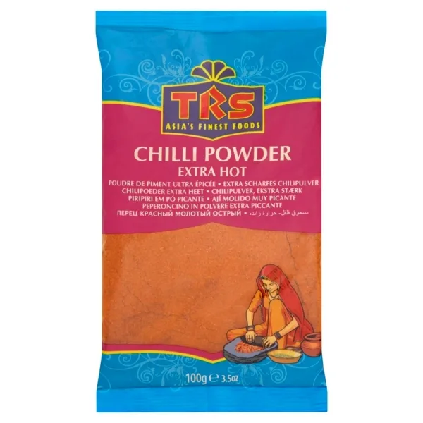 Piment indien en poudre 100g chilli extra fort de TRS