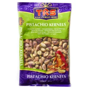 Pistaches vertes nature pour cuisine indienne 100g de TRS