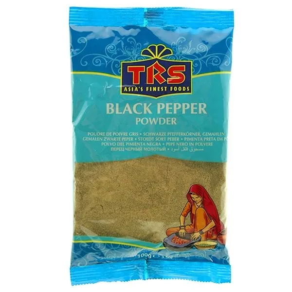 Poivre gris moulu épice indienne 100g de TRS
