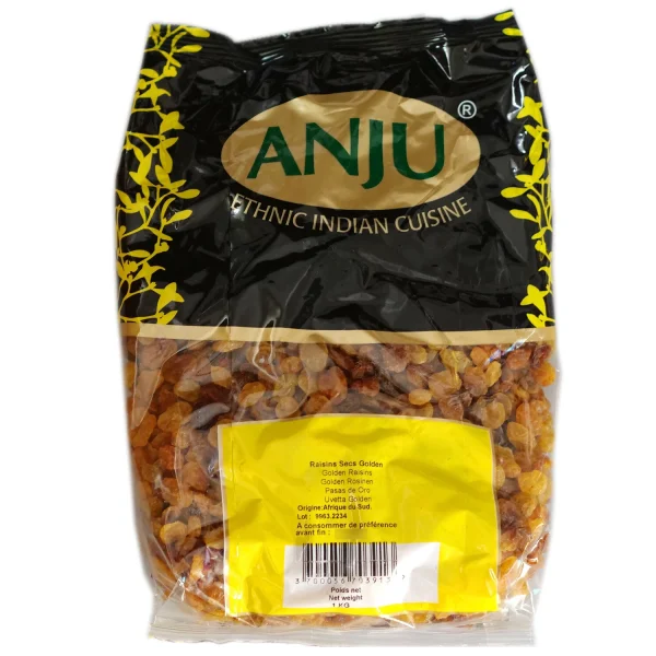 Raisins secs dorés  1kg de Anju