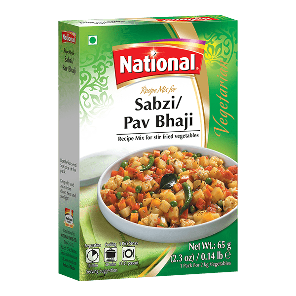 Sabzi / Pav Bhaji 65g de National