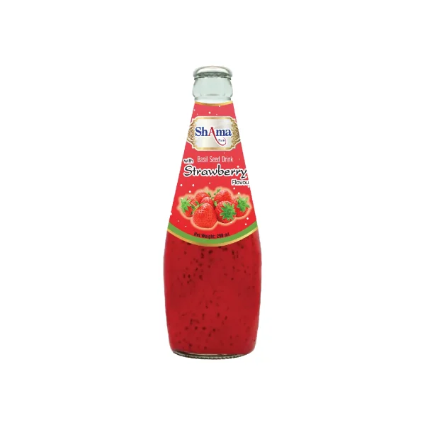 Shama Basil Seed Drink Strawberry 290ml de Shama