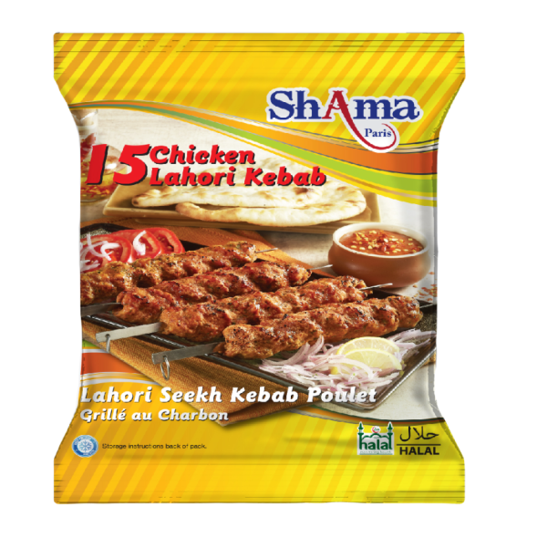 Shama Lahori Chicken Charcoal Seekh Kebab 15pcs de Shama
