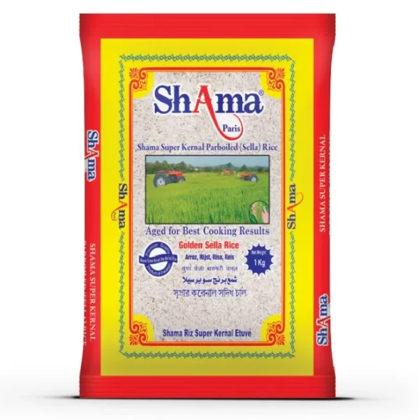 Riz Sella Parboiled Super Kernel Shama 1kg de Shama