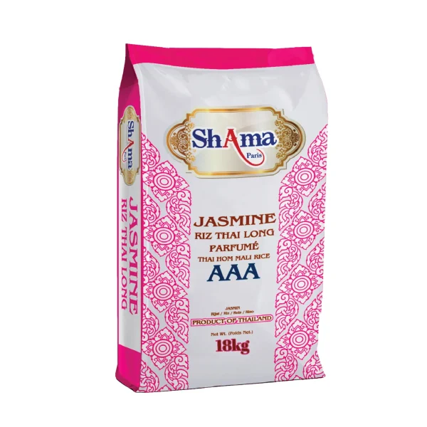 Riz Jasmin Thaï Long Grain AAA Shama 20kg de Shama