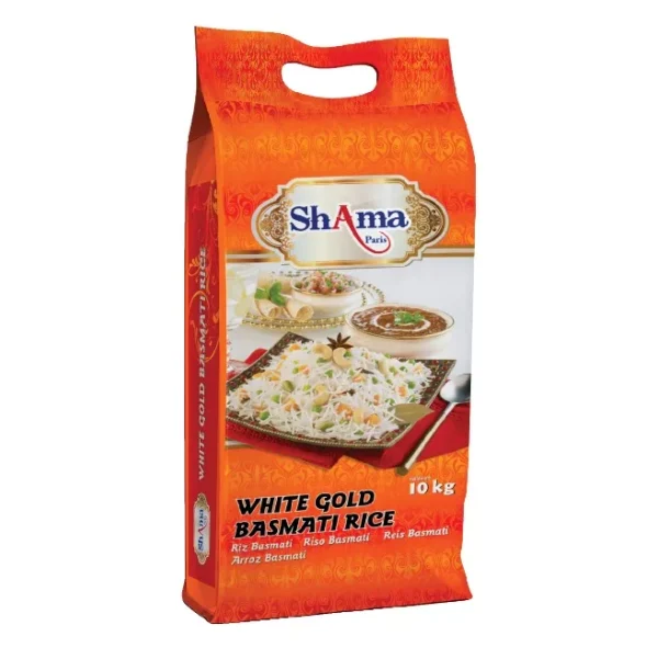 Riz Basmati White Gold Shama 10kg de Shama