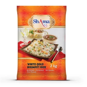 Riz Basmati White Gold Shama 2kg de Shama