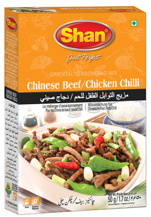 Shan Chinese Beef-Chicken Chilli 50g de Shan