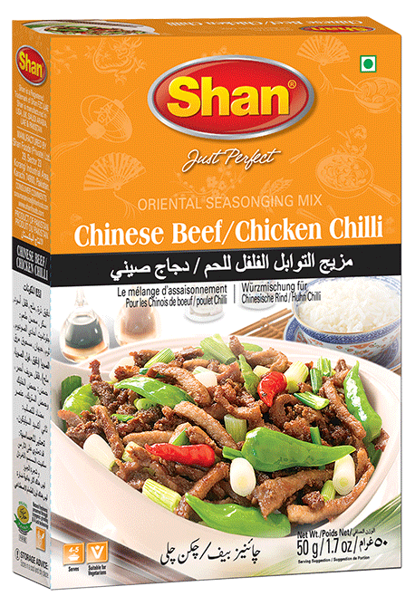 Shan Chinese Beef-Chicken Chilli 50g de Shan