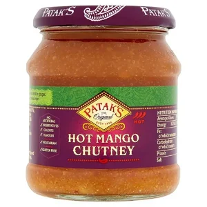 Chutney de mangue forte sauce indienne 340g de Patak’s