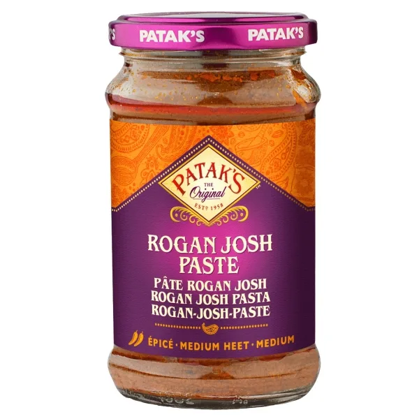Pâte de curry indienne Rogan Josh épicé 250ml de Patak’s