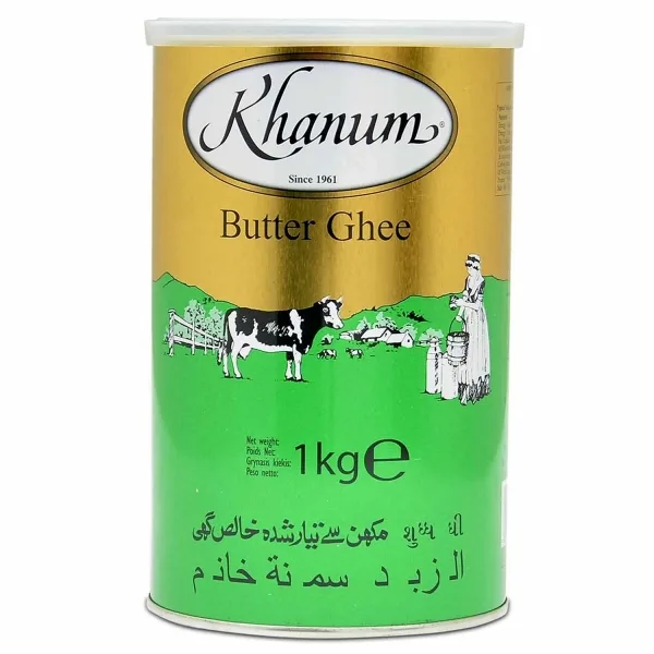 Ghee beurre clarifié indien 1kg de Khanum
