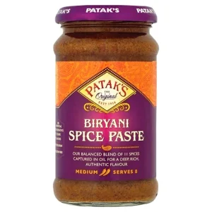 Pâte de curry indienne Biryani épicé 250ml de Patak’s