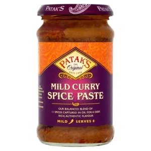 Pâte de curry indien doux 250ml de Patak’s