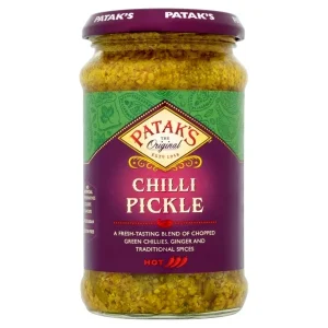 Pickles condiments indiens aux piments très épicé 250ml de Patak’s