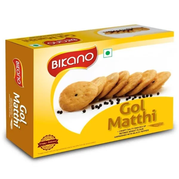 Mélange apéritif indien Gol Matthi 400g de Bikano