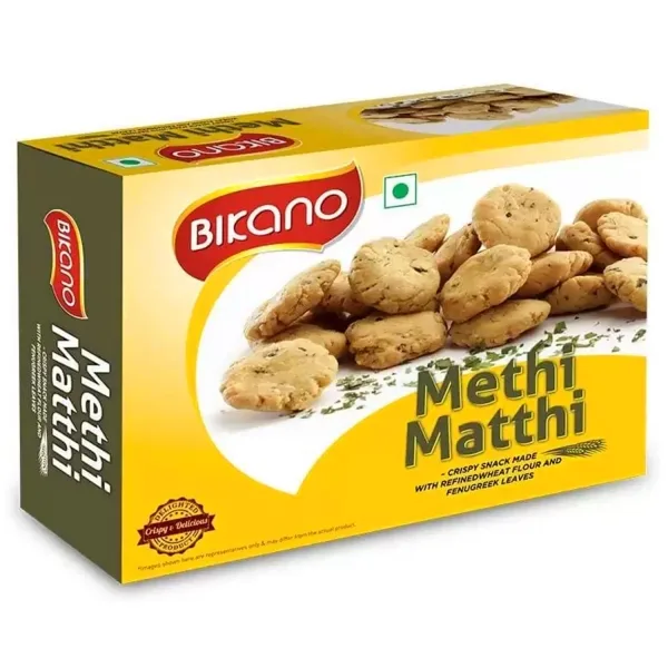 Mélange apéritif indien Methi Matthi 400g de Bikano