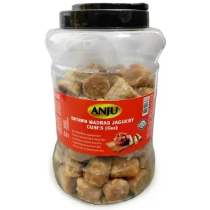 Sucre de canne indien en cubes Jaggery gur 1kg de Anju